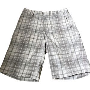 Nike True Performance Dri-Fit Plaid Golf Shorts Size 30